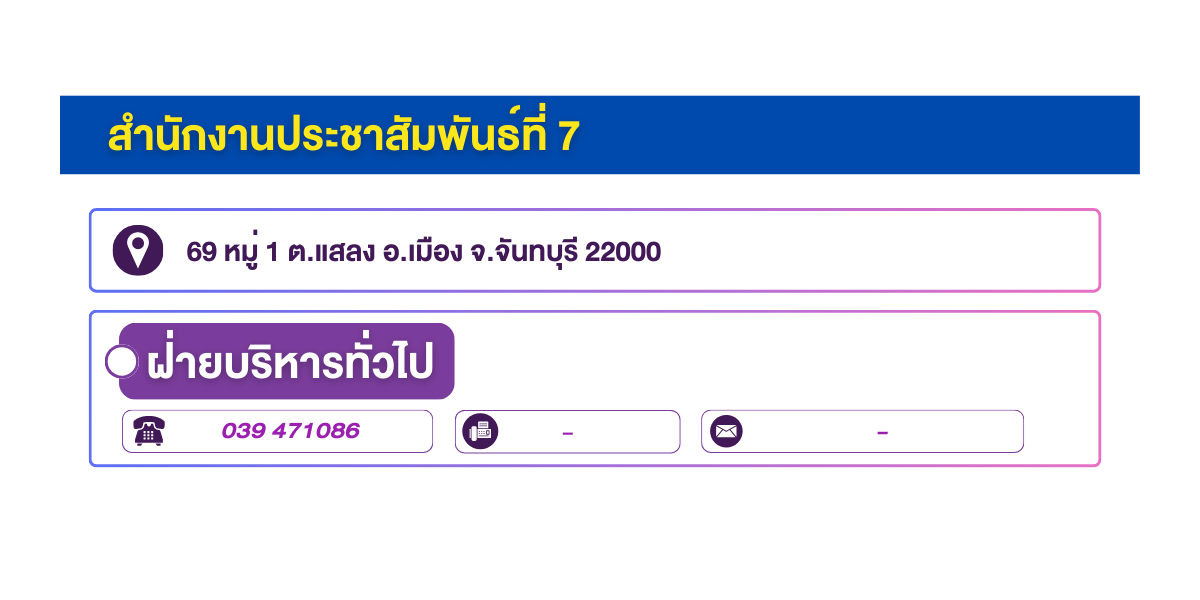 (หน้าย่อย) ที่อยู่สำนักงานประชาสัมพันธ์ที่ 7 (1)