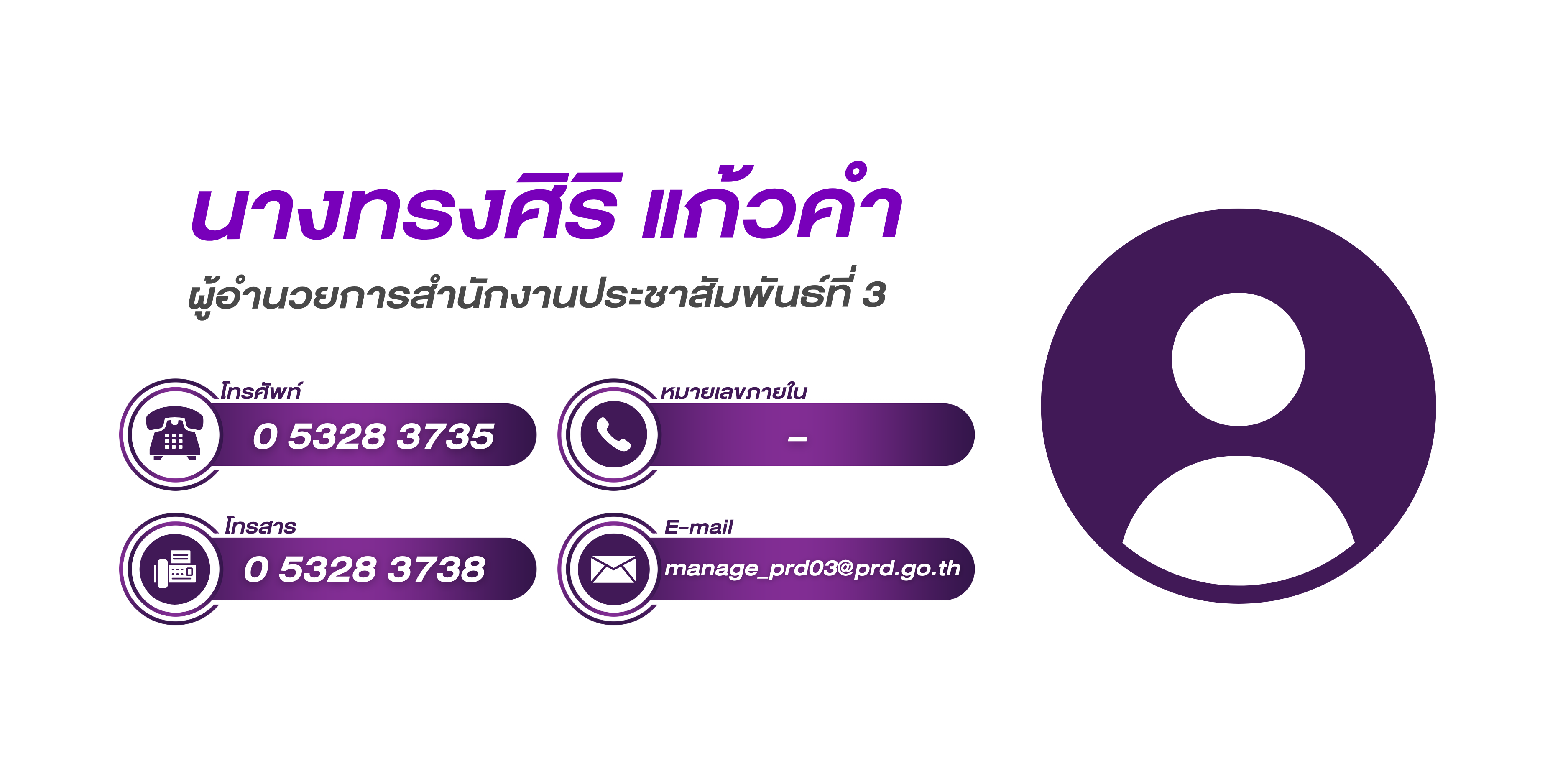 (หน้าย่อย) สำนักงานประชาสัมพันธ์ที่ 3